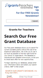 Mobile Screenshot of grants4teachers.com